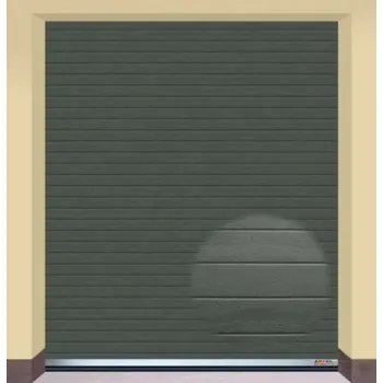 Garážová vrata AMPEL s.r.o. Sekční garážová vrata ANTRACIT RAL 7016 L 255×305 cm s elektrickým pohonem - Montáž svépomocí