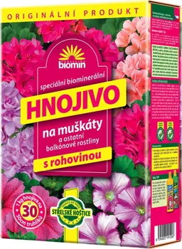 Hnojivo Forestina Biomin Hnojivo na muškáty 1 kg