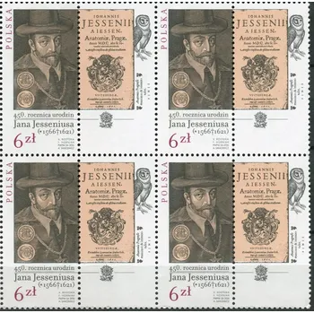 Poštovní známka Poczta Polska (2016) MiNr. 4845 ** - Polsko - 4-bl - 450. narozeniny Jana Jesseniuse