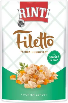 Krmivo pro psa Rinti Filetto 100 g - kuře/zelenina v želé 
