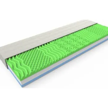 Matrace ADÉLA - MPO, pěnová matrace + DÁREK anatomický polštář 100 x 200 cm ATYPICKÝ ROZMĚR, Aloe Vera - potah z aloe vera