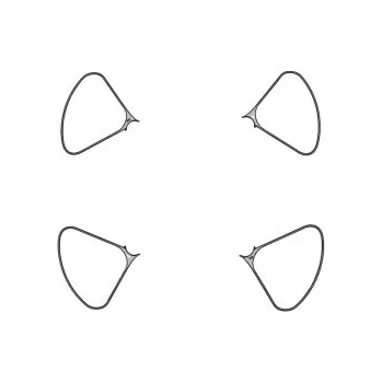 Dron Ochranné oblouky vrtulí pro DJI Phantom 4 Pro Obsidian Edition