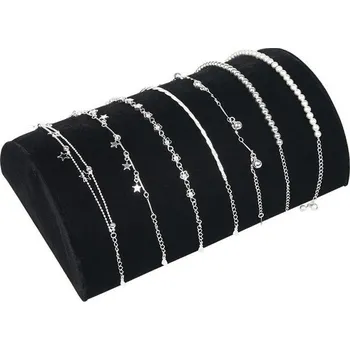 Šperkovnice Stojánek, stojan, dekolt na řetízky černý (A1BL)