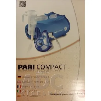 Inhalátor PARI COMPACT přístroj inhalaci kompresní inhalační terapie s tryskovým rozprašováním léku, 1 ks