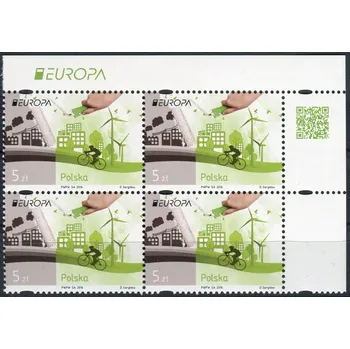Poštovní známka Poczta Polska (2016) MiNr. 4831 ** - 4 x 5 Zl - Polsko - 4-bl - Europa: Šetrnost vůči životnímu prostředí