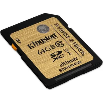 Kingston Ultimate SDXC 64 GB Class 10…