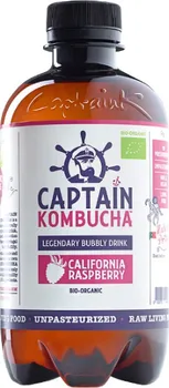 The GUTsy Captain Captain Kombucha 400 ml kalifornská malina
