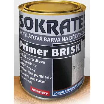 Barva na dřevo SOKRATES PRIMER BRISK základní akrylátová barva na dřevo 10kg Barva: bílá