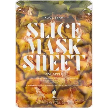 Pleťová maska Recenze Kocostar Pleťová revitalizační maska plátková ananasová 20 ml