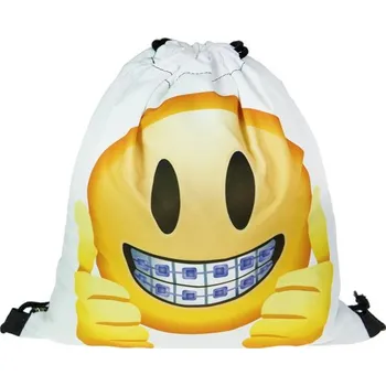 Školní sáček Tara Vak na záda 3D Emoji