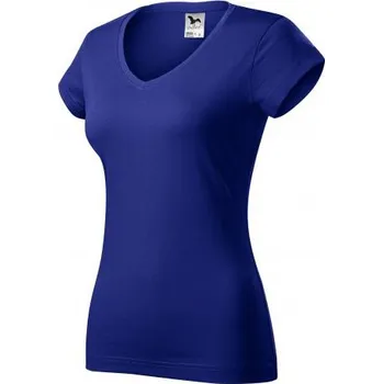 pracovní tričko MALFINI Triko FIT V-NECK LADY 180g, různé barvy Velikost L královsky modré
