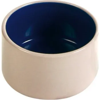 miska pro malé zvíře Trixie Keramická miska pro hlodavce krémová/modrá