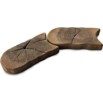 Dlažba Betonová trávníková obruba imitace dřeva 27x13cm