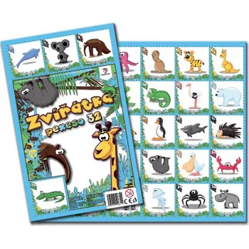 Pexeso Bonaparte Pexeso 32 malovaná zvířátka