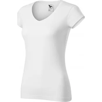 pracovní tričko MALFINI Triko FIT V-NECK LADY 180g, různé barvy Velikost L bílé