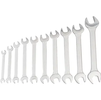 Klíč Sada klíčů maticové ploché průmyslové chrom - AF 1/4"-1" 10.dílná sada