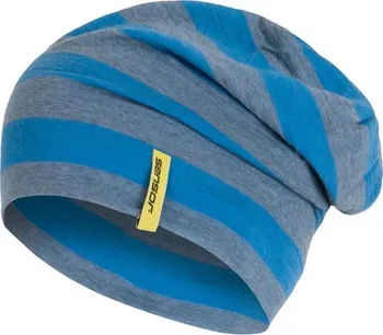 Čepice Sensor Merino Wool modrá pruhy
