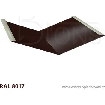 Střešní lemovaní Úžlabí rš 500 hnědá