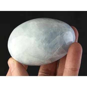 Přírodní kámen Kalcit výběrový modrý 163g