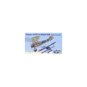 Plastikový model 1/144 Fokker D.VII vs. SPAD XIII (4-in-1)