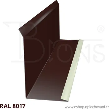 Střešní lemovaní Lemování zdí rš 200 hnědá