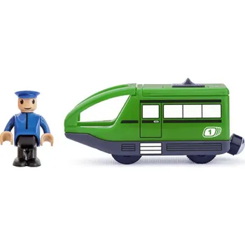Woody Moderní elektrická mašinka Vláček a vláčkodráha Woody Moderní elektrická mašinka