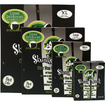 HBI International Skunk Sack Black Small a Medium zvýhodněné balení 12ks druh a rozměry: Small 102 x 76mm