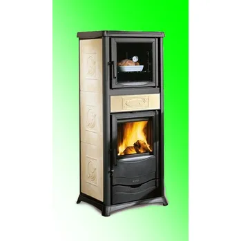 Krbová kamna NORDICA Rossella Plus Forno 5.0 LIBERTY PANNA