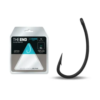 Rybářský háček Delphin The End Carp C-Shank vel.8