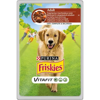 Purina Friskies Vitafit Adult jehněčí s mrkví 100 g