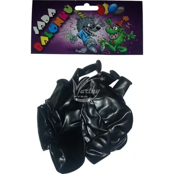 Balónek Nafukovací balónky Černé bez potisku (13ks) (GD90-14)