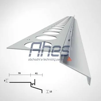Stavební profil Profil DRIP, Barva elox stříbrná