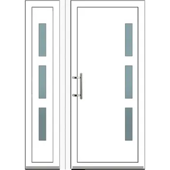 Vchodové dveře Dvoukřídlé vchodové plastové dveře Soft Julie