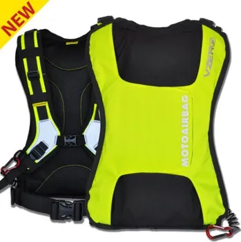 Chránič páteře Motoairbag Motoairbag® - vZERO airbagová vesta Neonově žlutá