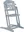 BabyDan židlička Dan Chair, Grey