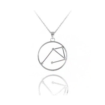 Souprava šperků MINET Stars VÁHY Czech Crystal JMAS9510SN45 (JMAS9510SN45)