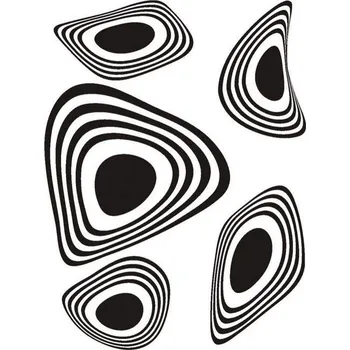 Samolepící dekorace Samolepící dekorace velourová AG Design FL0462 Ornaments, AGF00462 Ornament (65 x 85 cm)