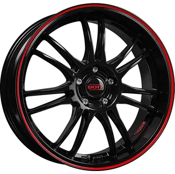 Alu kolo Dotz Shift pinstripe red 8x19 5x120 ET35