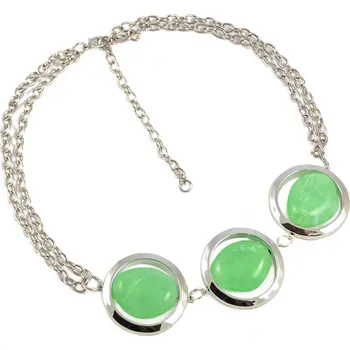 Náhrdelník Náhrdelník krátký - zelený