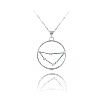 Souprava šperků MINET Stars KOZOROH Czech Crystal JMAS9501SN45 (JMAS9501SN45)