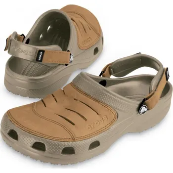 Pánské sandále Crocs Yukon Khaki/Brown