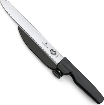 Kuchyňský nůž Victorinox Dux černý nůž na chleba 21 cm