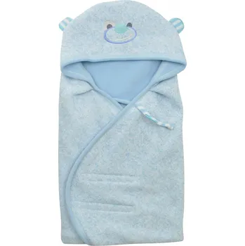 Zavinovačka modrá kojenecká zavinovačka Happy Monkey
