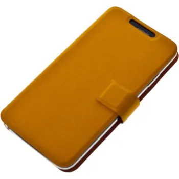Pouzdro na mobilní telefon Aligator Book Ultra univerzální M oranžové