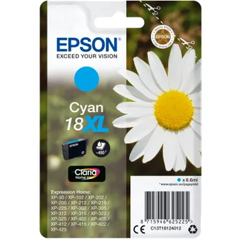 Originální inkoust Epson 18XL (C13T18124012), azurový