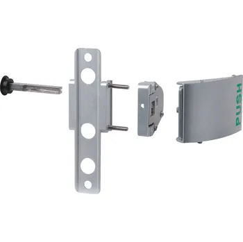 Dveřní kování 3006PUSH - Push-set provedení hliník
