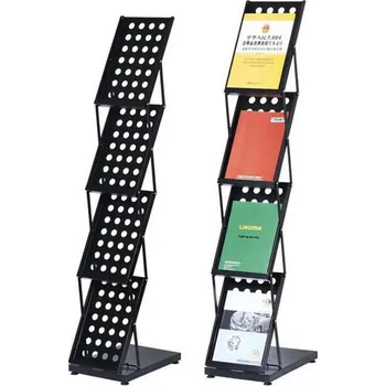 Skládací ocelový stojan na prospekty a časopisy (RR2)