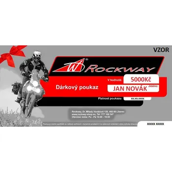 Dárkový potravinový koš Rockway dárkový poukaz Dárkový poukaz - 5000 Kč