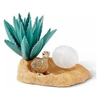 Figurka Schleich 42247 Pštrosí hnízdo pod kapradím