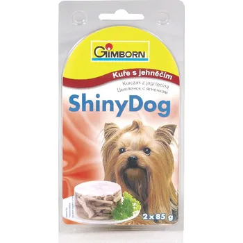 Krmivo pro psa Shiny Dog Kuře s jehněčím 2x85g